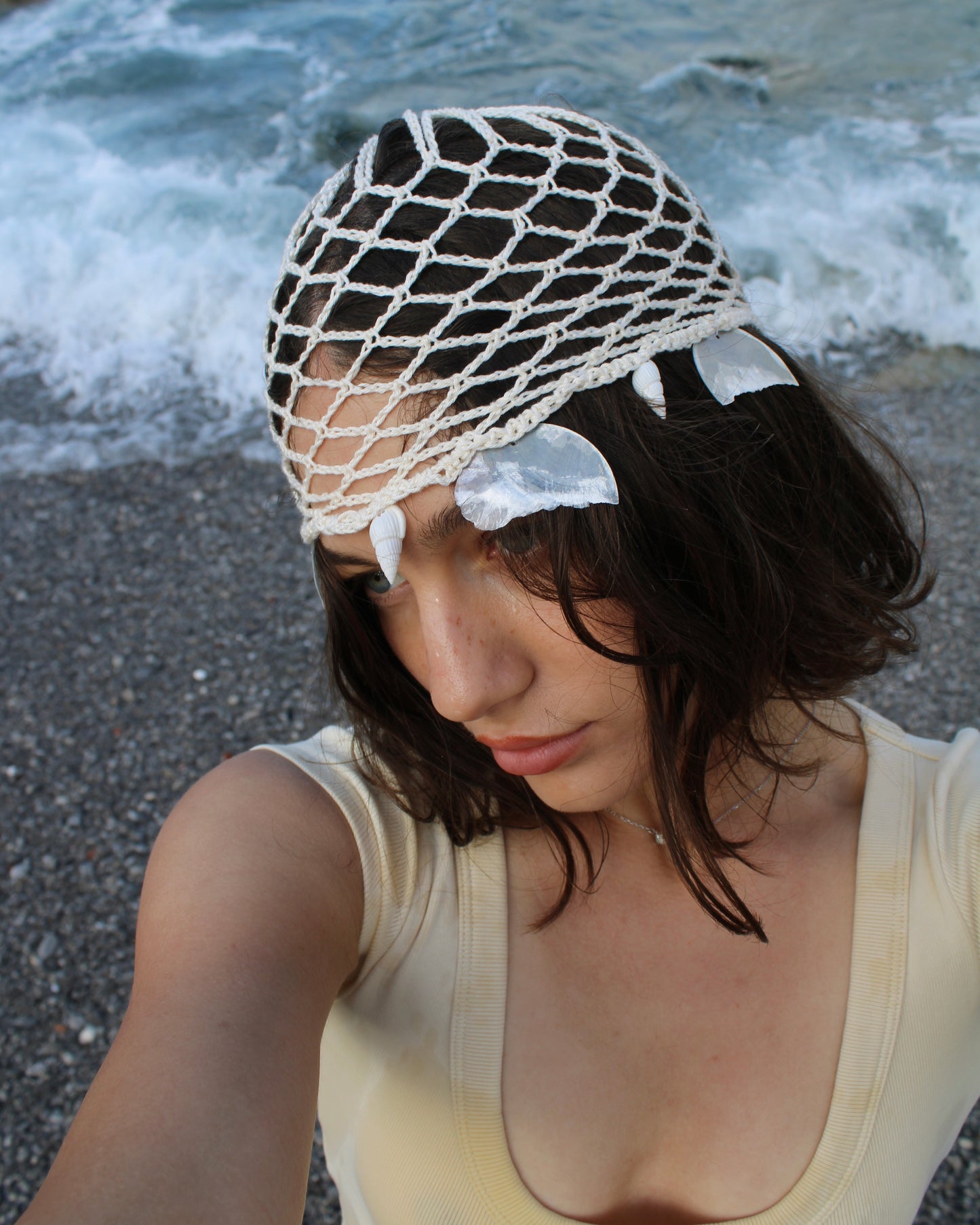 SEASHELL HEADPIECE