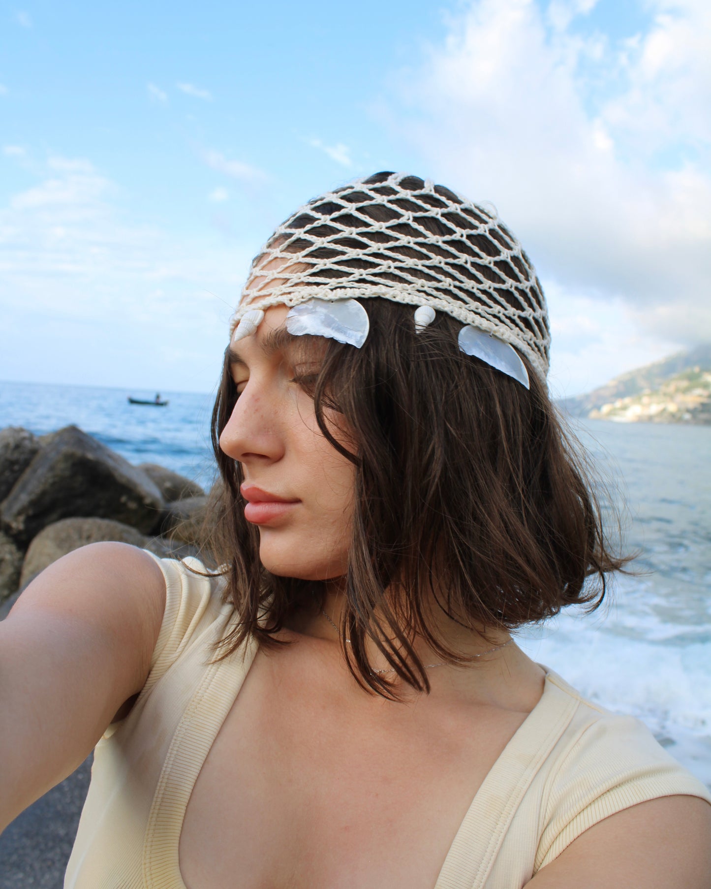 SEASHELL HEADPIECE
